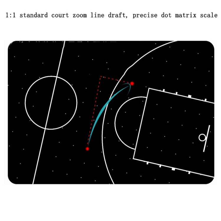 Professional Basketball Football Teaching Electronic Board, Specification: Basketball Board + Storage Bag