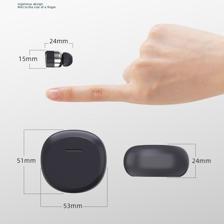 T18 Smart Touch Wireless Bluetooth Headphone with Charging Case & Power Display