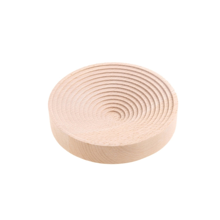 Small Circle Wooden Tray Photography Shooting Props