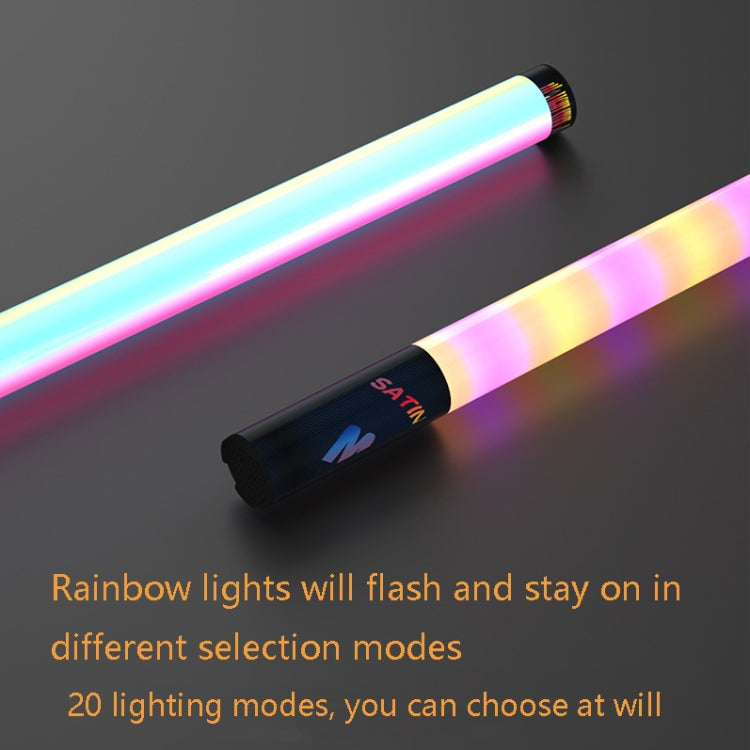 LS01 2 in 1 Hand-Held Atmosphere Colorful Light Stick & Bluetooth Speaker(Black)