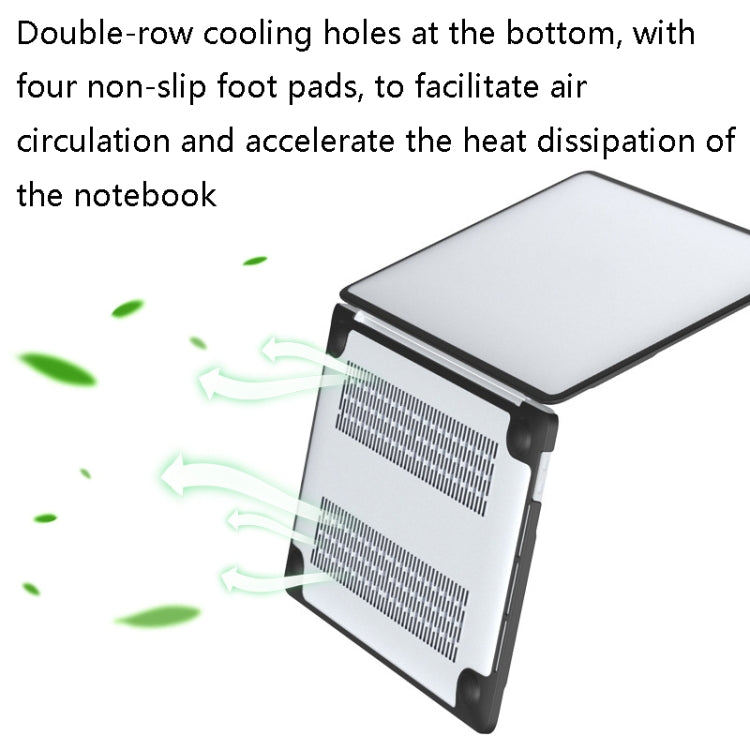 TPU + PC Laptop Protective Case For MacBook Pro 13.3 inch A2338 2020