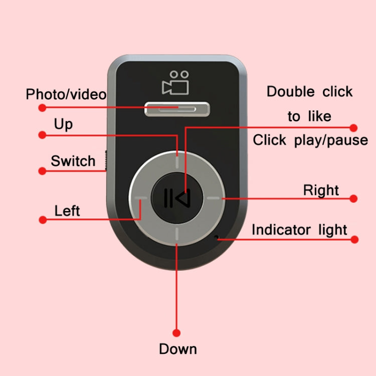 P1 Wireless Selfie Video Mobile Phone Bluetooth Remote Control