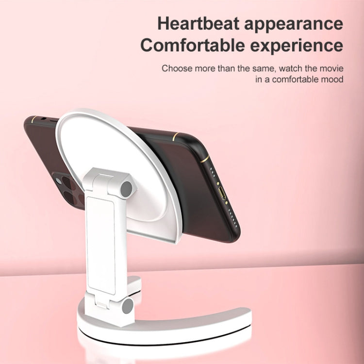 Folding Portable Mirror Phone Holder For 3-7 inch Mobile Phone