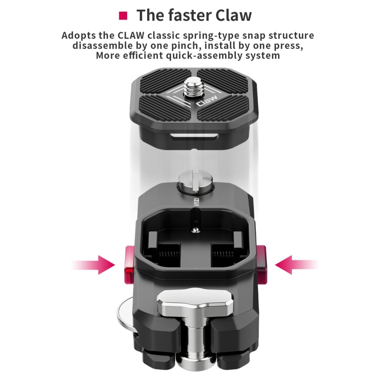 Ulanzi CLAW CLIP Camera Backpack Clip Mount Quick Release Instal Mount