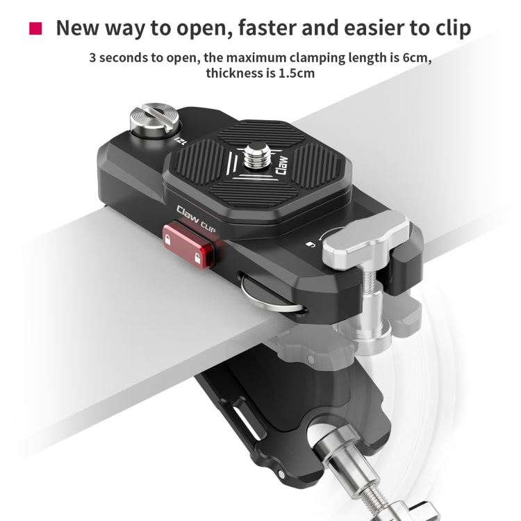 Ulanzi CLAW CLIP Camera Backpack Clip Mount Quick Release Instal Mount