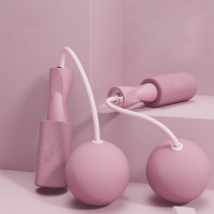 2 PCS Dual-use PVC Skipping Rope For Adults And Children, Style: 75 mm (Pink)