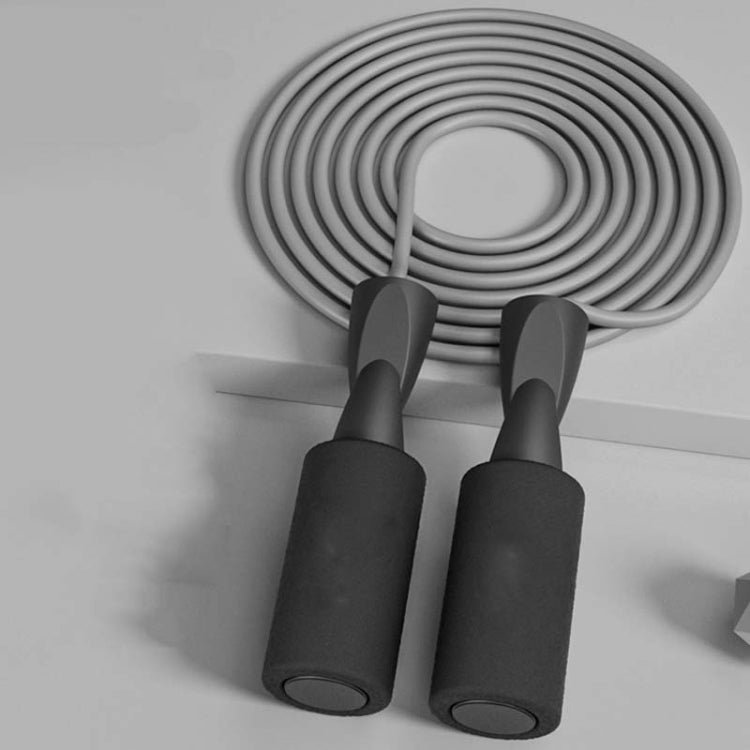 2 PCS Dual-use PVC Skipping Rope For Adults And Children, Style: Long Rope  (Black)