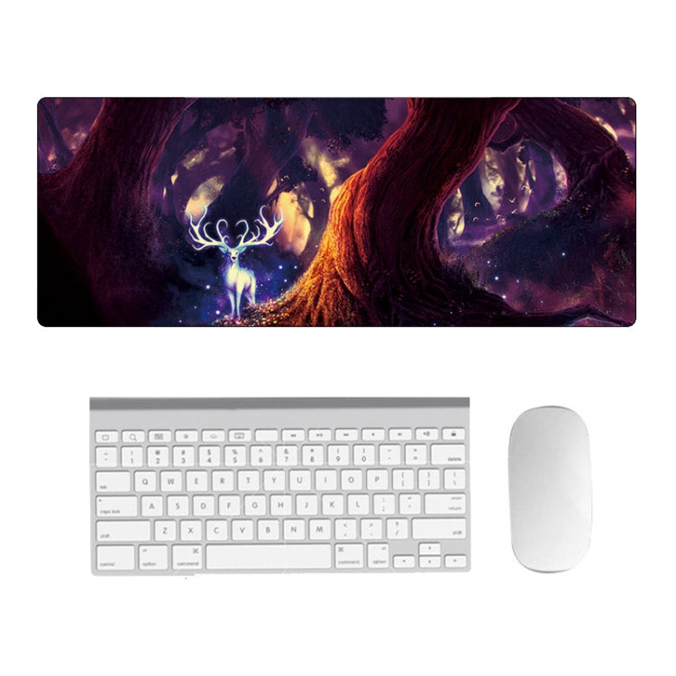 Hand-Painted Fantasy Pattern Mouse Pad, Size: 300 x 800 x 1.5mm Not Overlocked