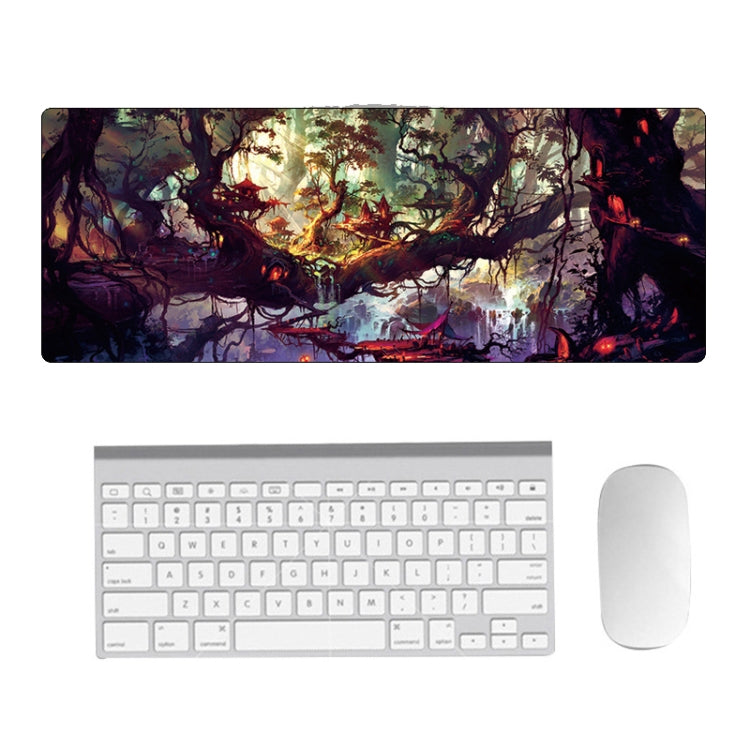 Hand-Painted Fantasy Pattern Mouse Pad, Size: 300 x 800 x 1.5mm Not Overlocked