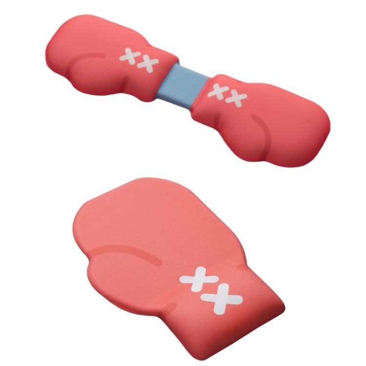 Boxing Gloves Office Silicone Keyboard Mouse Pad