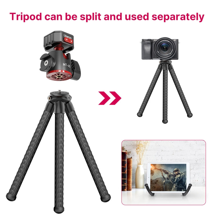 Ulanzi MT-45 Flexible Octopus Tripod Stand with Quick Release Mount(2581)