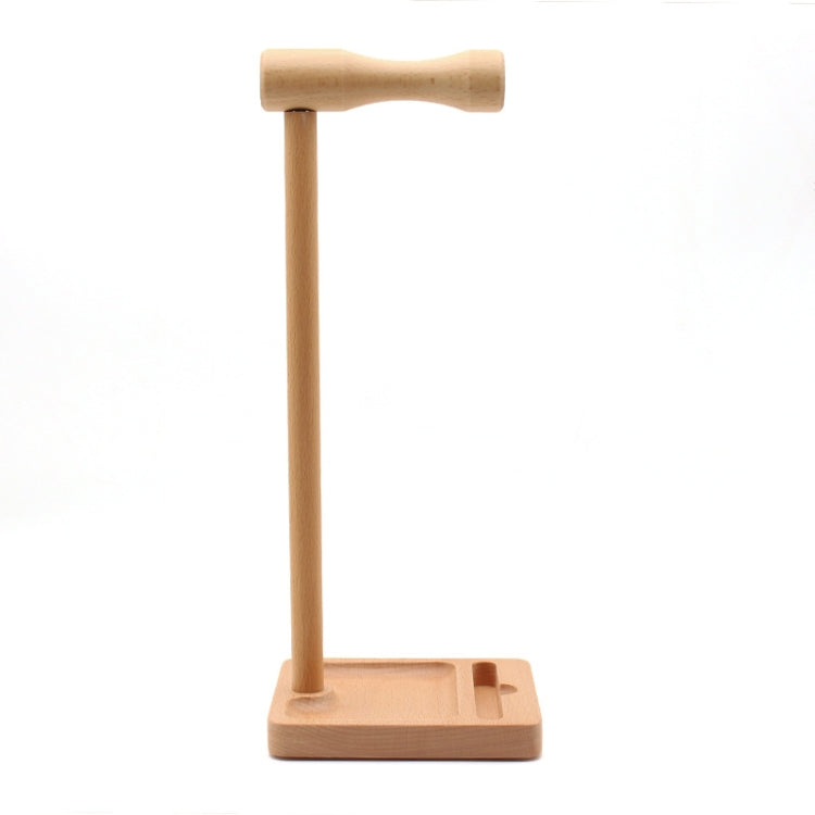 AM-EJZJ001 Desktop Solid Wood Headset Display Stand, Style: F