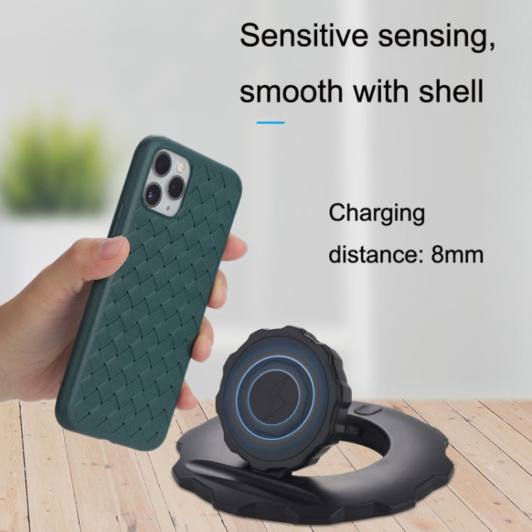 XC93 Folding Portable Wireless Charger Phone Stand, Spec: Fast-Black