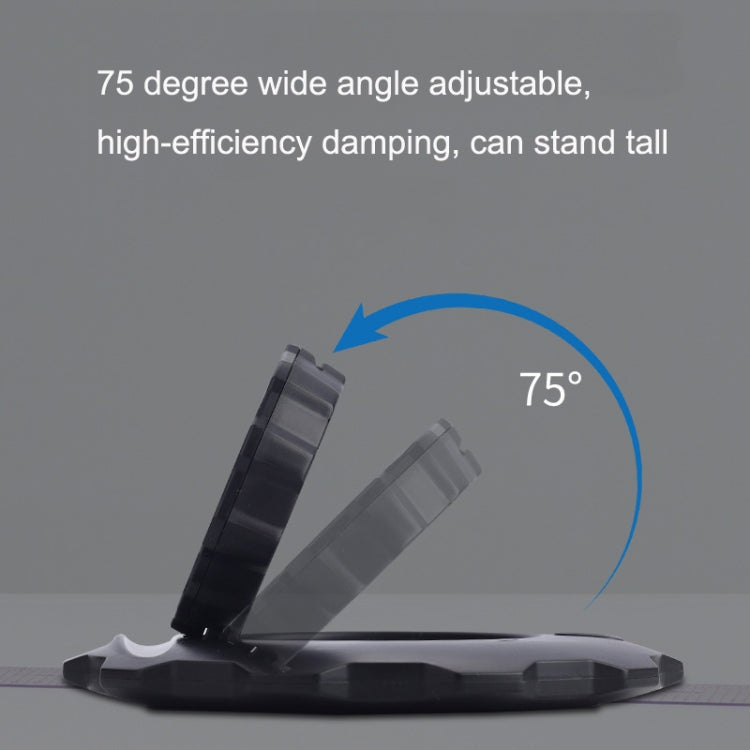 XC93 Folding Portable Wireless Charger Phone Stand, Spec: Fast-White