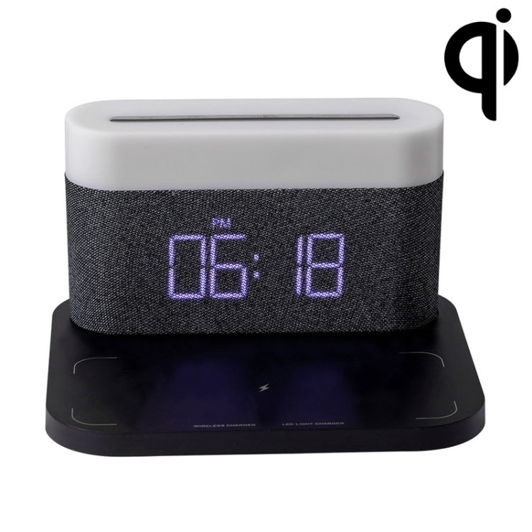 S26 3 in 1 Mobile Phone Wireless Charger with Clock & Night Light