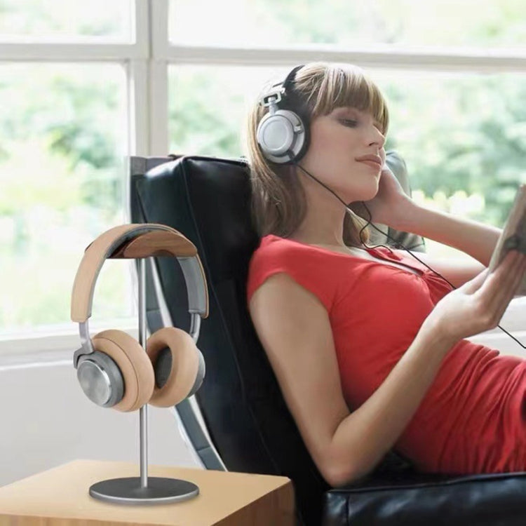 020 Walnut Aluminum Alloy Display Holder for Headset