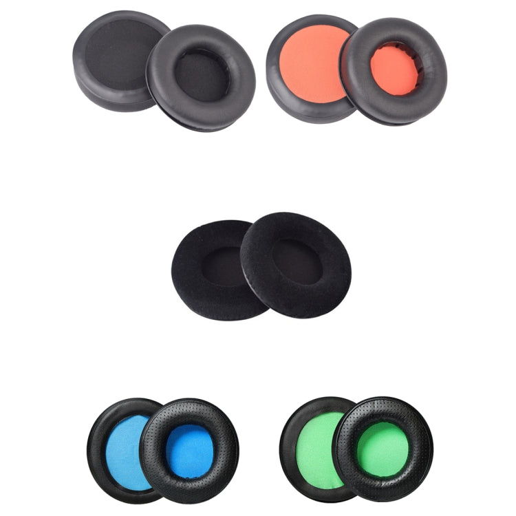 2 PCS Headset Sponge Earmuffs For Razer Kraken 7.1 V1 Pro, Colour: Black Flannel