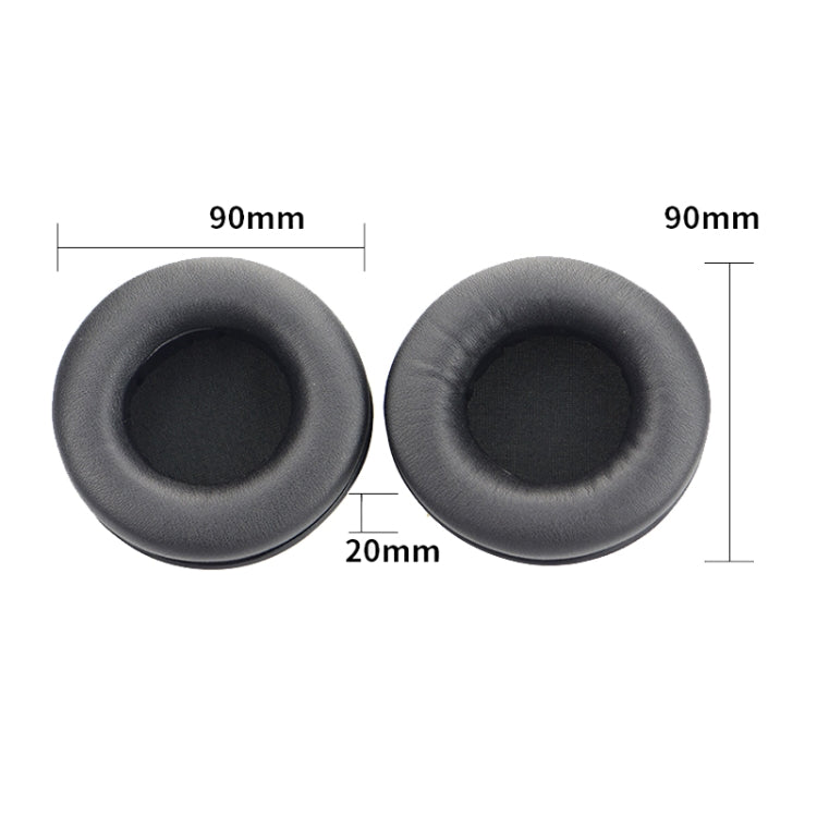 2 PCS Headset Sponge Earmuffs For Razer Kraken 7.1 V1 Pro, Colour: Black Flannel