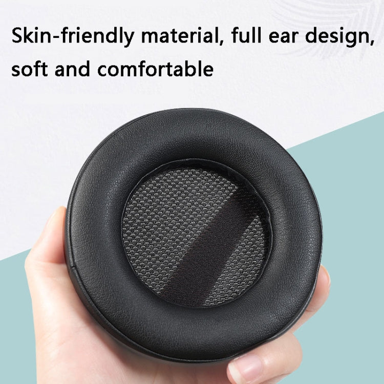 2 PCS 001 Headset Earmuffs with Snap-fit for Corsair Virtuoso RGB, Spec: White