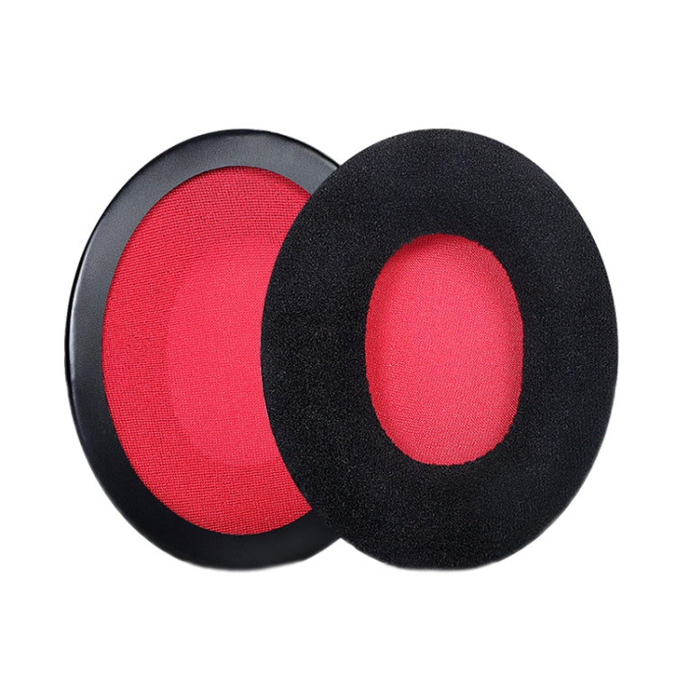 1 Pair Headset Earmuffs For Kingston HyperX Cloud II / Silver / Alpha / Flight / Stinger, Colour: Black+Red Velvet