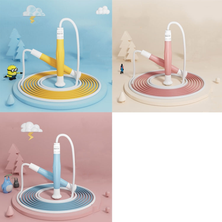 2 PCS Children Sectional Sand Type Skipping Rope, Length: 3.0m (Pink)