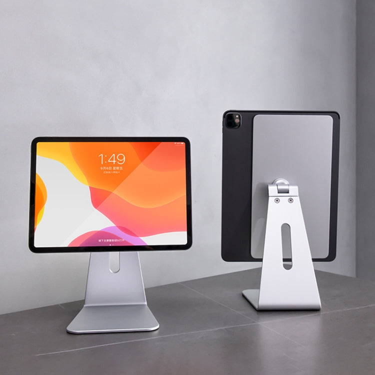AP-7SL Rotatable Aluminum Alloy Magnetic Tablet Bracket(Silver)