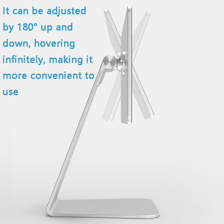 AP-7SL Rotatable Aluminum Alloy Magnetic Tablet Bracket(Silver)