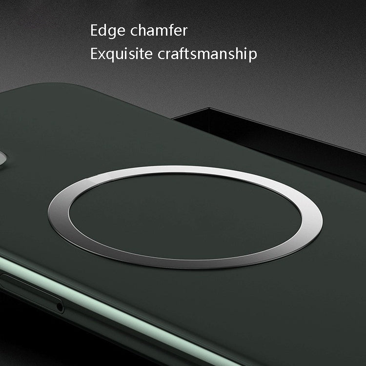 20 PCS Ring Car Magnetic Suction Wireless Charger Lead Magnetic Ring Back Sticker, Color: Black