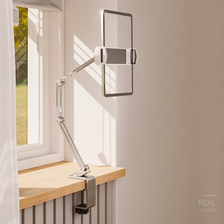 P60 Desktop Folding Mobile Phone Chuck Holder For 4-13 Inch Mobile Phone/Tablet