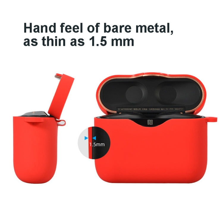 2 PCS GS015 Liquid Silicone Earphone Protective Case With Hook For Sony WF-1000XM3