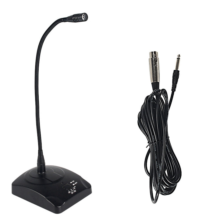 MI520 Desktop Computer Gooseneck Condenser Microphone 6.35mm Interface