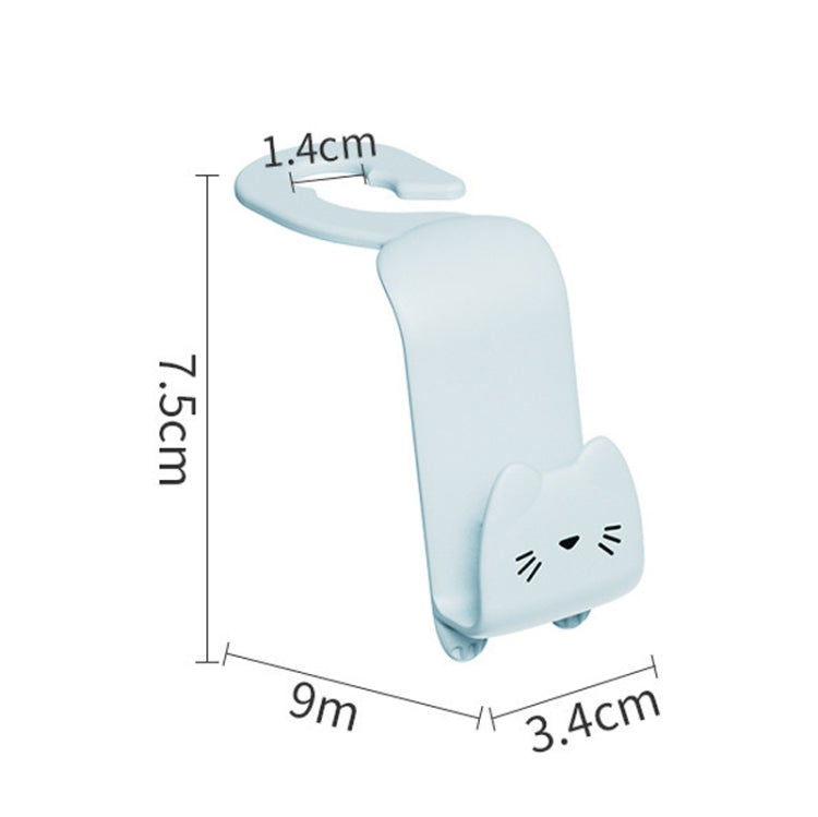 5 Sets Cartoon Car Hook Seat Upholstery Hook