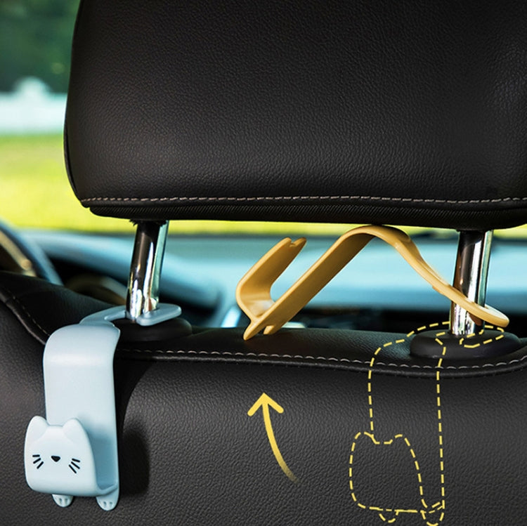 5 Sets Cartoon Car Hook Seat Upholstery Hook