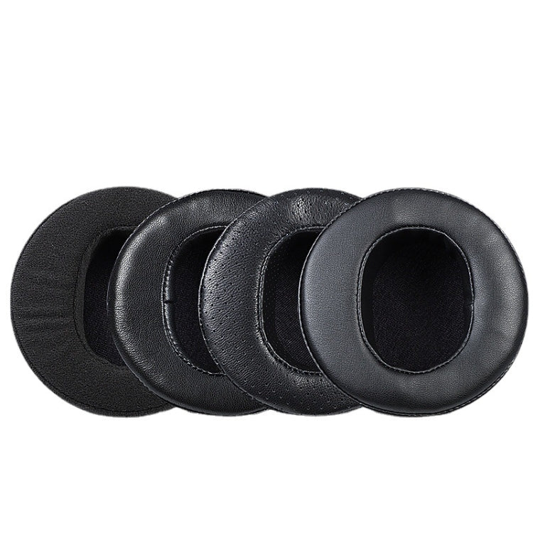 1 Pair Sponge Earphone Cover For Audeze LCD2/LCD3/LCD4K/LCDXC/MX4, Color: Black Cowhide