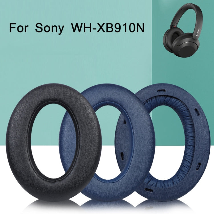 1 Pair Protein Skin Sponge Earphone Cover For Sony WH-XB910N