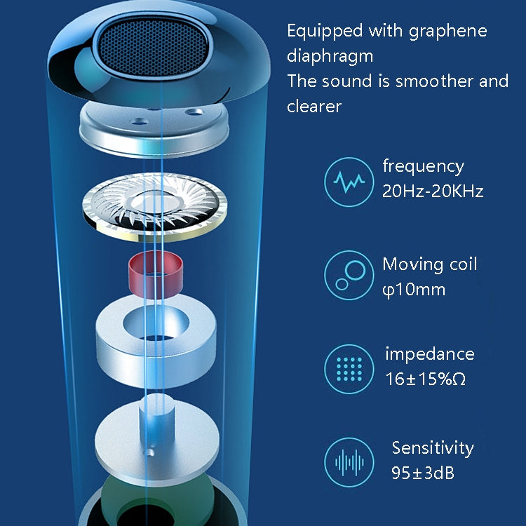 BT-61 Semi-in-ear Magnetic Neck-mounted Bluetooth Earphone