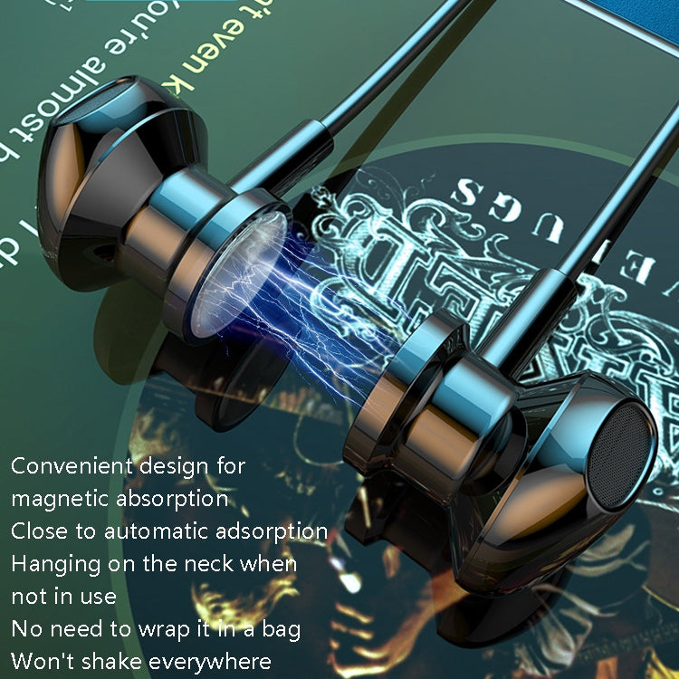 BT-61 Semi-in-ear Magnetic Neck-mounted Bluetooth Earphone