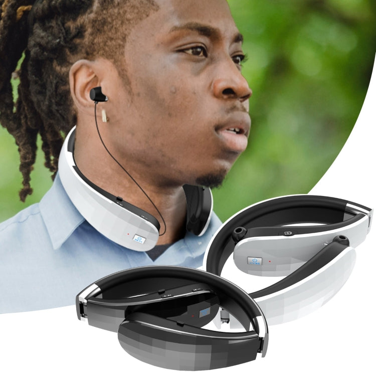 Telescopic Neck-Mounted Folding Bluetooth Earphone