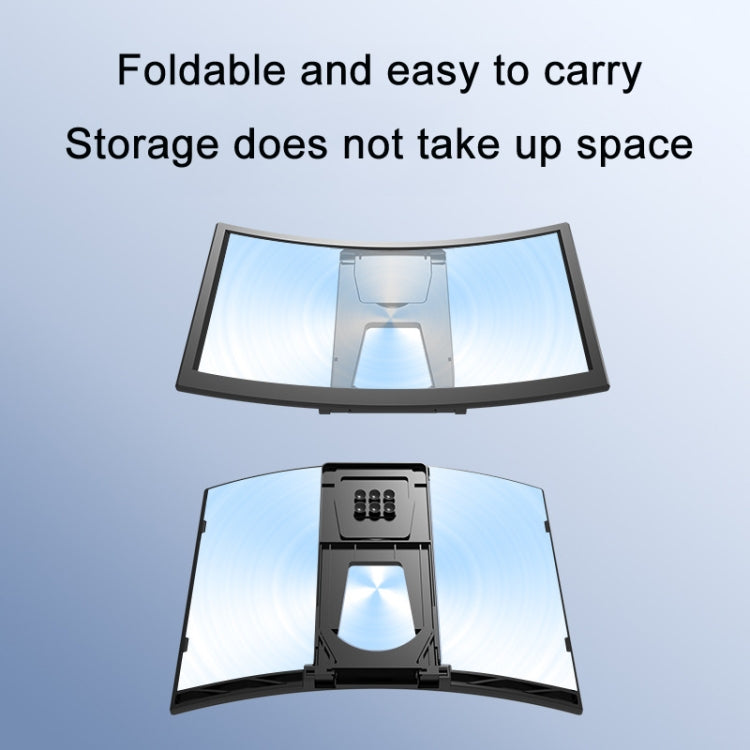 L11 14 Inch Curved Mobile Phone Screen Amplifier(Black)