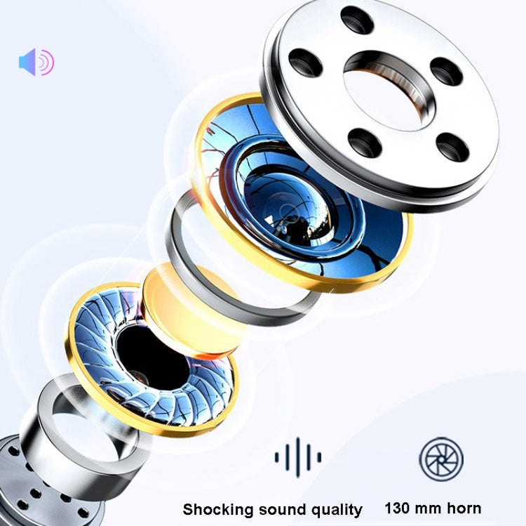 JYP-LR23 TWS Bluetooth 5.1 Noise-Cancelling Earphone with Crack Charging Case(White)