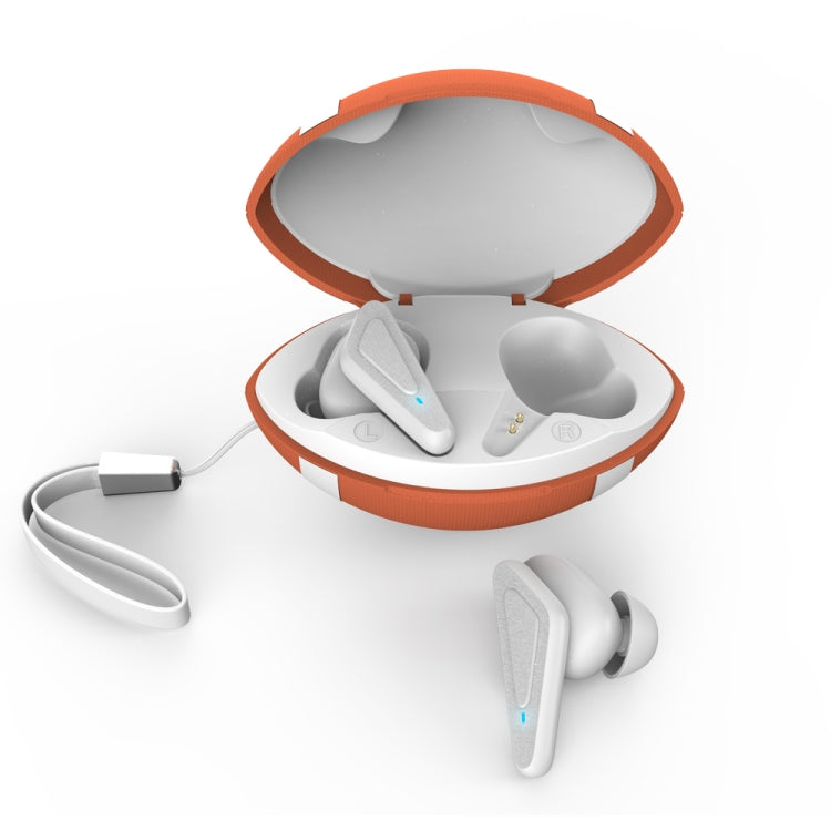 JYP-LR18 TWS Bluetooth 5.0 Rugby Shape Semi-In-Ear Game Earphone