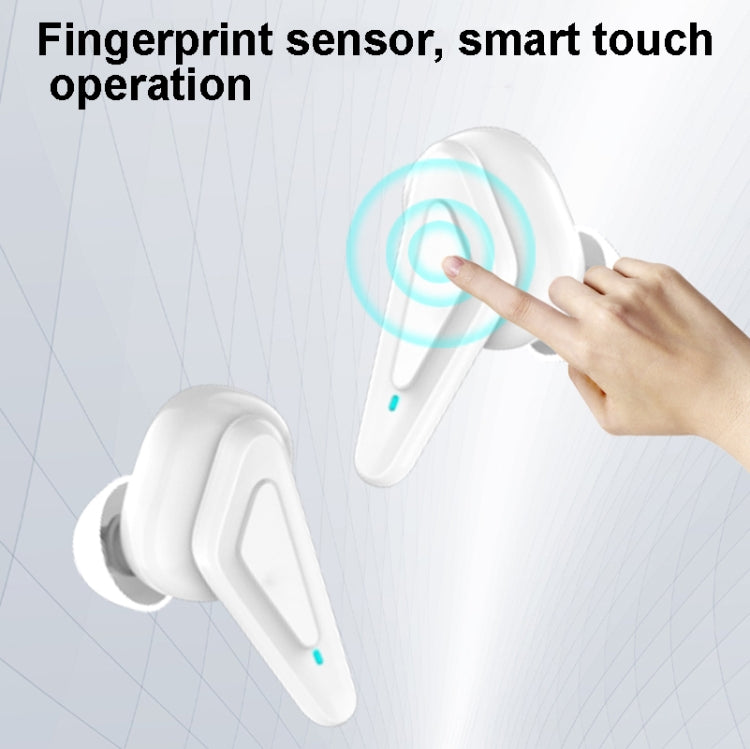 JYP-LR18 TWS Bluetooth 5.0 Rugby Shape Semi-In-Ear Game Earphone