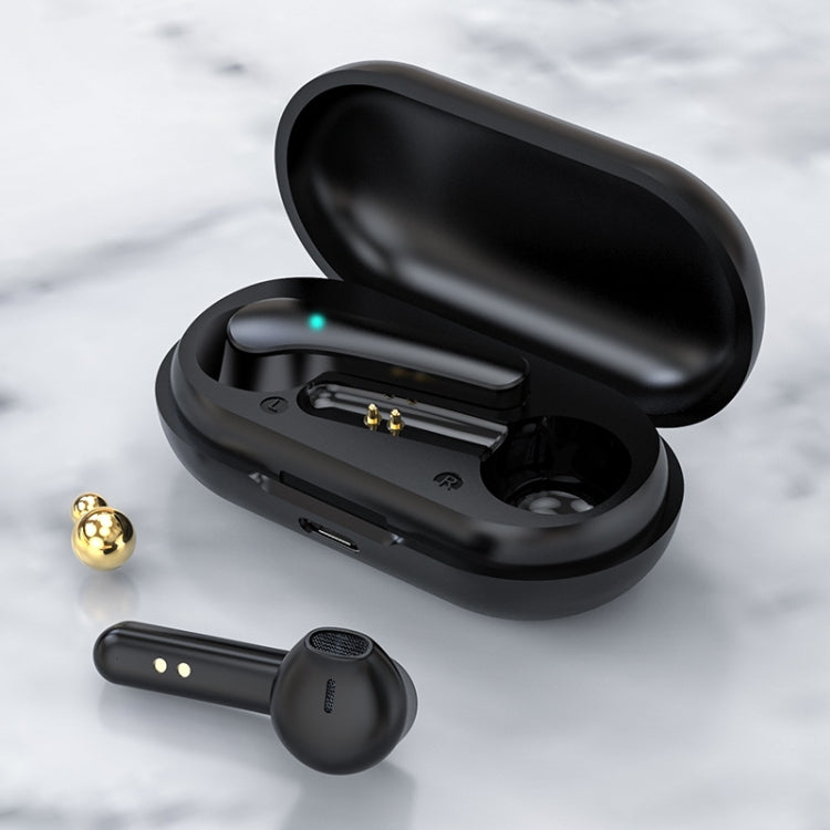 JS37 TWS Bluetooth 5.0 Noise Cancelling Stereo Gaming Headphone(Black)