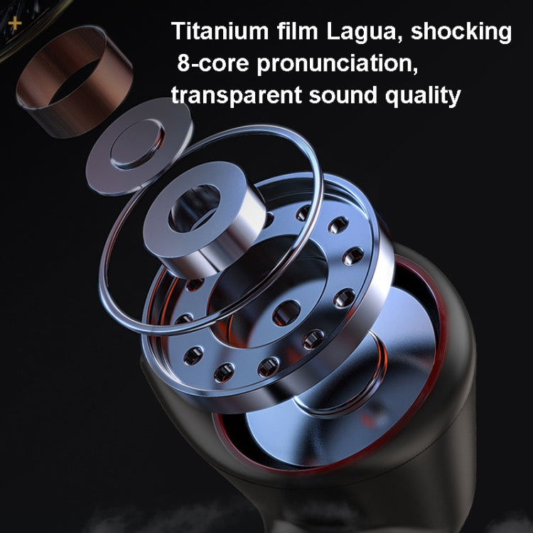 JS37 TWS Bluetooth 5.0 Noise Cancelling Stereo Gaming Headphone(Black)