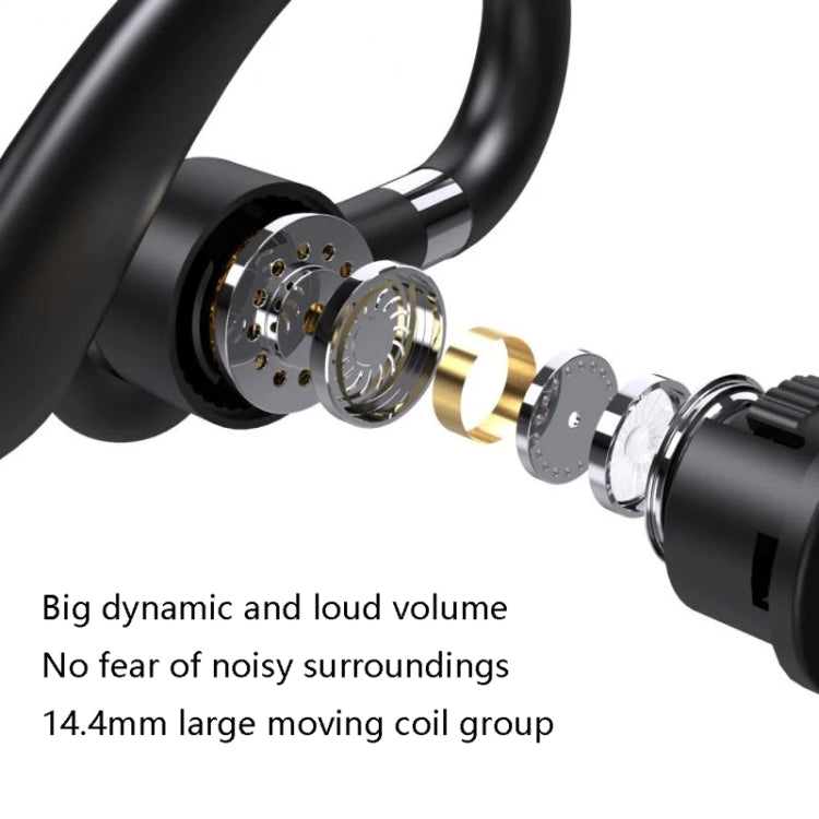 520 Gen2 Earhook Business Bluetooth Headphone, Style: With Charging Case