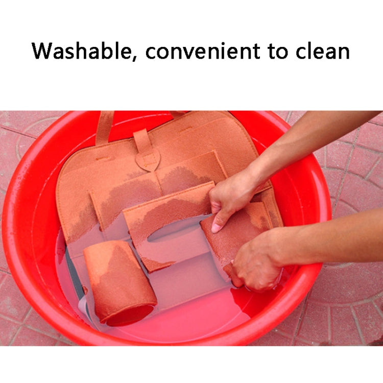 Thicken Felt Cloth Car Seat Storage Bag
