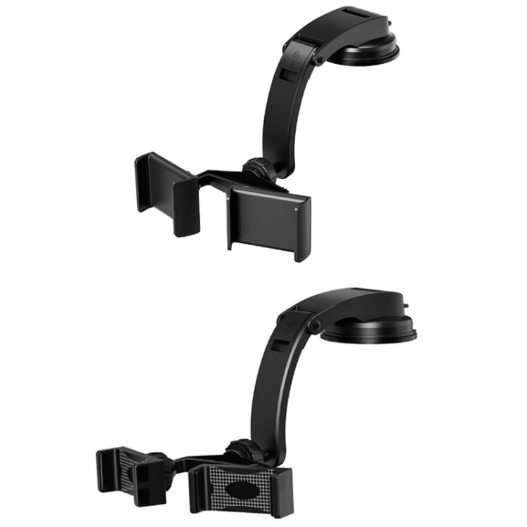 HLT212 Suction Cup Type Double Chuck Folding Car Phone Holder