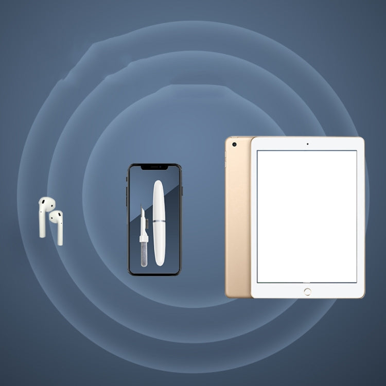 3 in 1 Bluetooth Earphone Mobile Phone Computer Cleaning Pen(White)