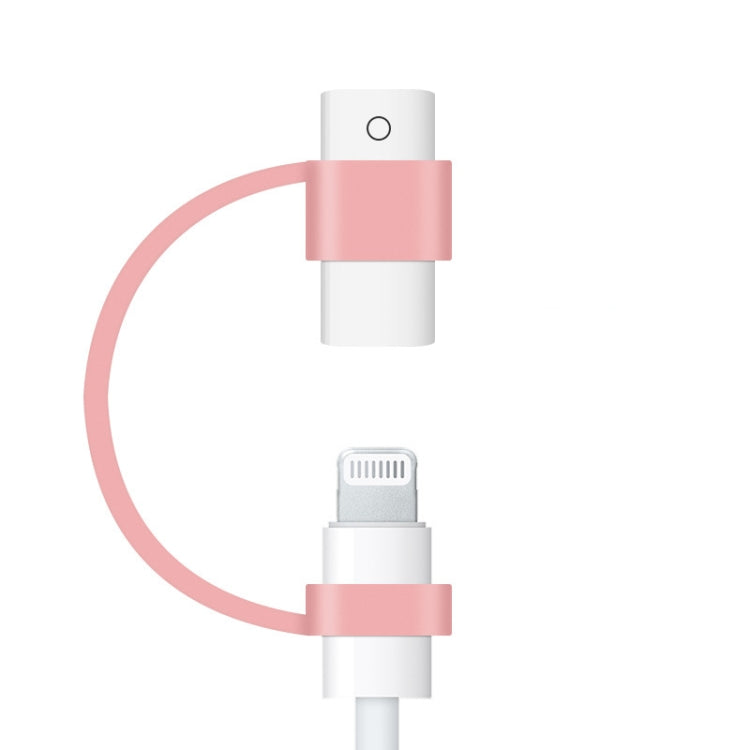 10 PCS Stylus Anti-lost Silicone Protective Case For Apple Pencil 1, Style: Conversion Head (Pink)