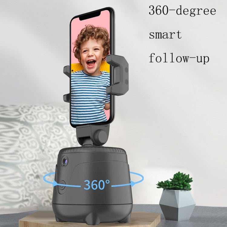 360-Degree AI Face Tripod Heads Tracking Holder(Black)